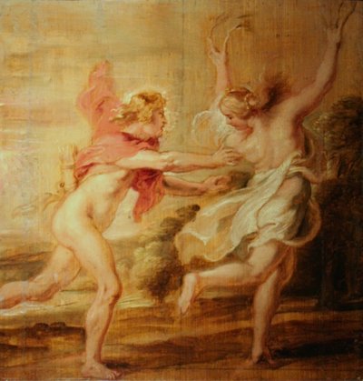 Apollo en Daphne door Peter Paul Rubens